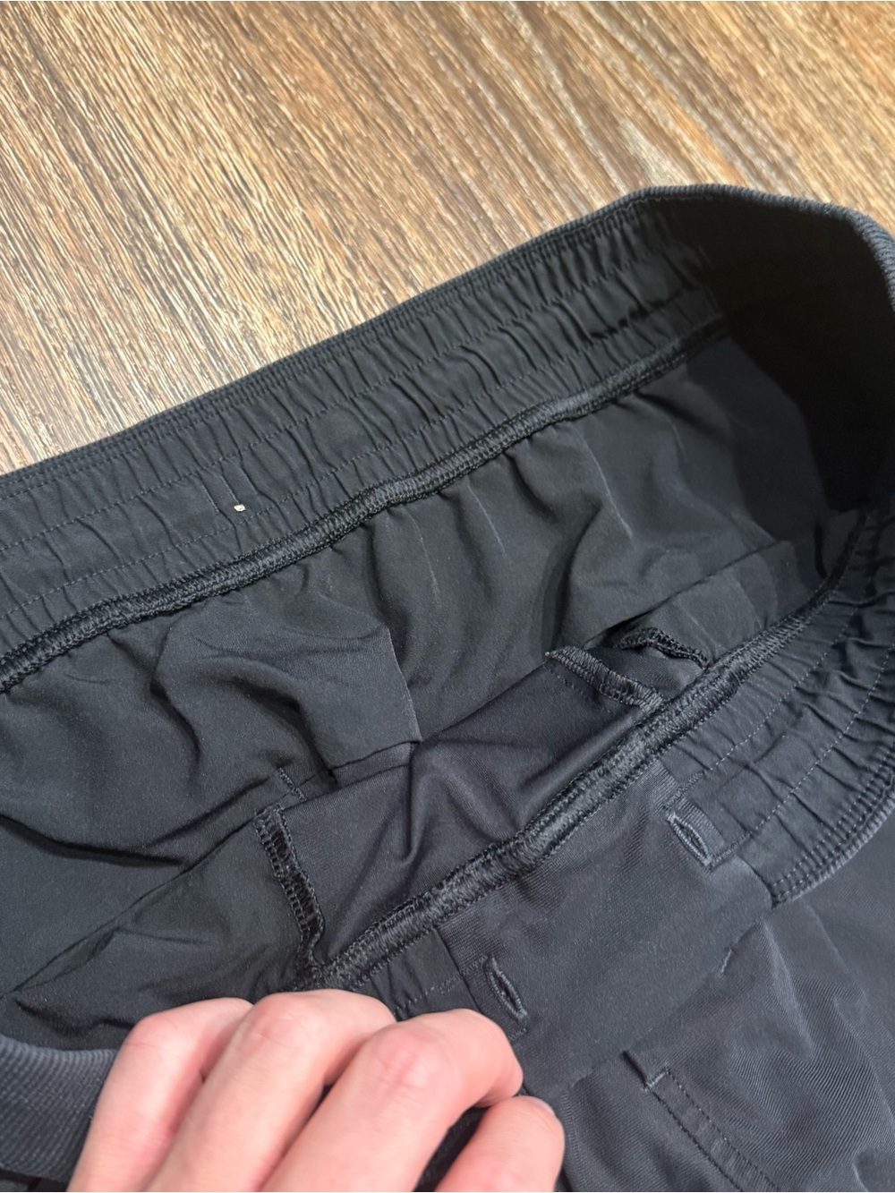 Lululemon Mens ABC Jogger XL Warpstreme Faded Black Performance Pants Drawstring - Picture 3 of 10